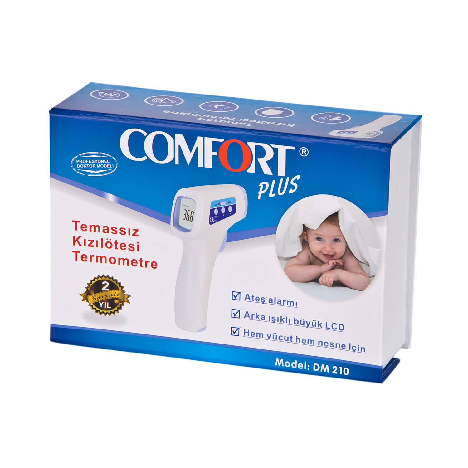 Comfort Plus DM-210 Temassız Termometre Ateş Ölçer 2