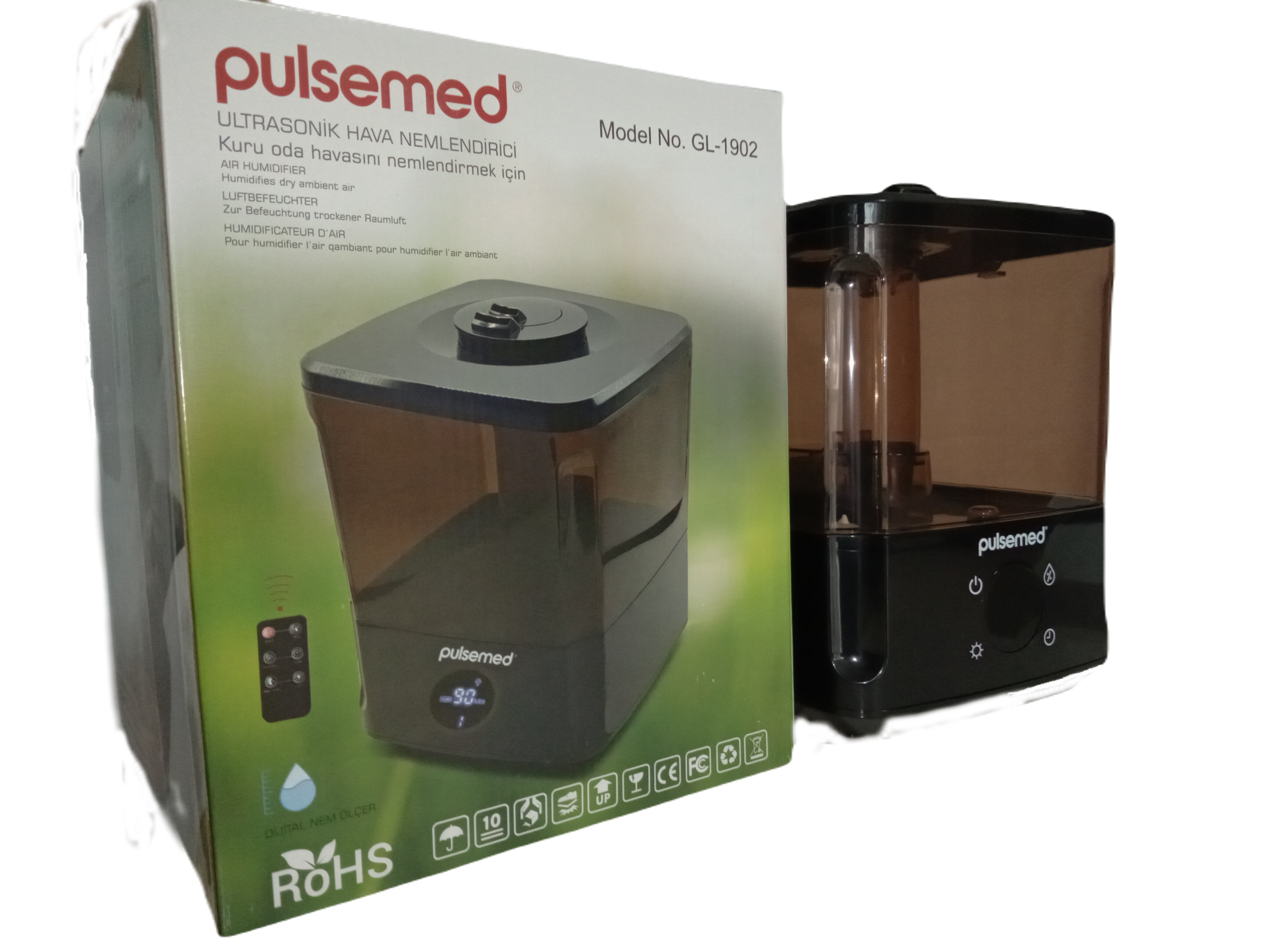Pulsemed Ultrasonik Hava Nemlendirici GL-1902 3