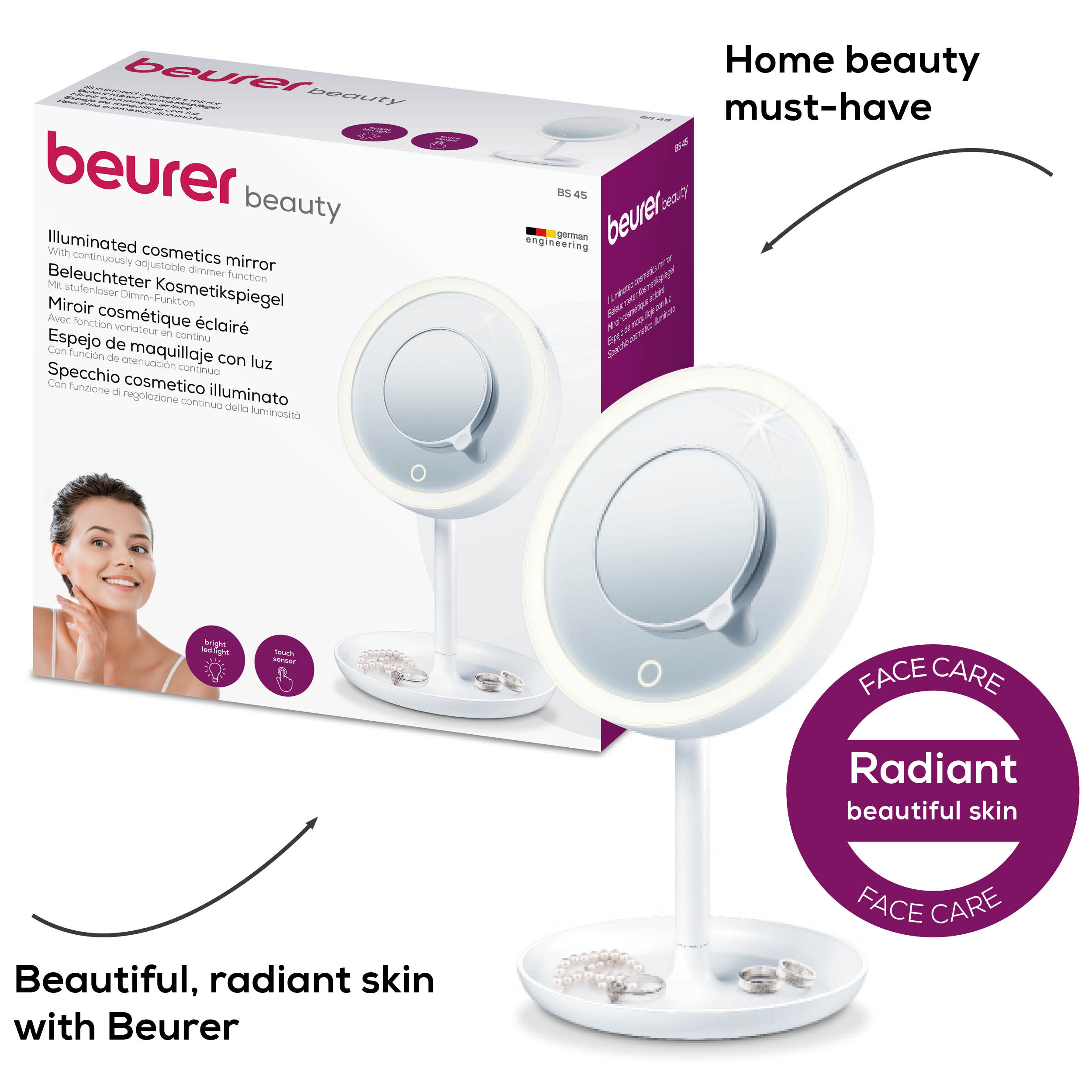 Beurer BS 45 Işıklı Makyaj Aynası 2