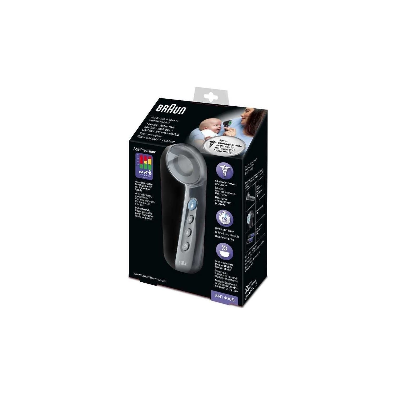 Braun BNT400BWE Black Edition Ateş Ölçer 2
