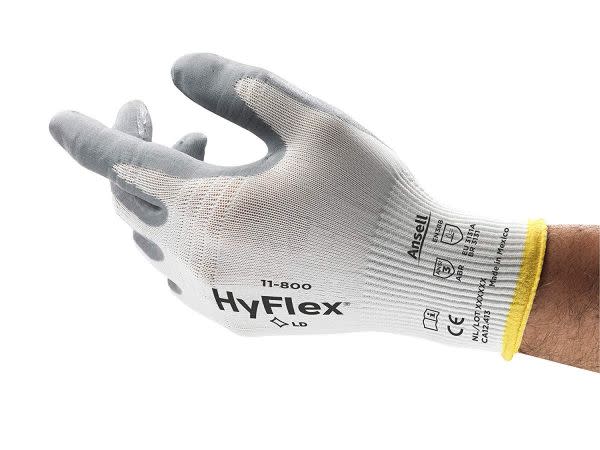Ansell- HYFLEX® 11-800 Mekanik ve Çok Amaçlı Antistatik Montaj Eldiveni 1 Çift (9 Beden / L)
