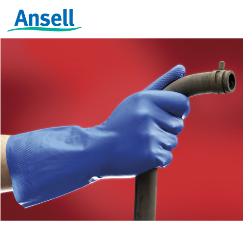 Ansell- VIRTEX® 79-700 Mavi Nitril Kimyasal ve Sıvı Korumalı İş Eldiveni 1 Çift (10 Beden / XL) 5