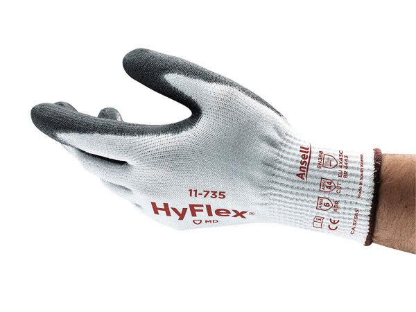 Ansell- HYFLEX® 11-735 Kesilmeye Karşı Mekanik Korumalı İş Eldiveni 1 Çift (9 Beden / L) 2