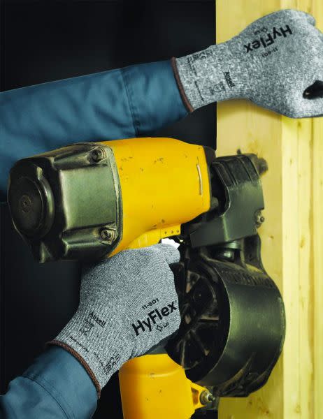 Ansell- HYFLEX® 11-801 Köpük Nitril Mekanik ve Çok Amaçlı Montaj Eldiveni 1 Çift (9 Beden / L) 8