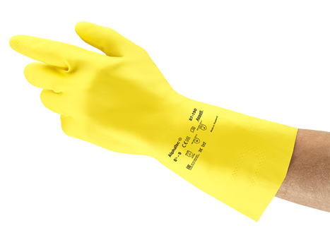 Ansell- ALPHATEC® 87-190 Kimyasal ve Sıvı Korumalı İş Eldiveni 1 Çift (7 Beden / S) 4