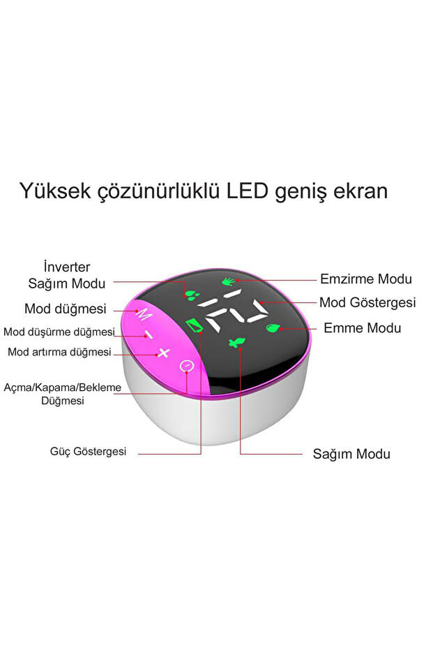 Diamond Mama Elmas Anne Giyilebilir Elektrikli Göğüs Pompası Ve Süt Pompası My-373 2