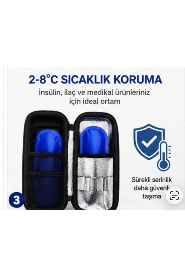 Mirmed İnsülin taşıma çantası dereceli RENK : SİYAH 3