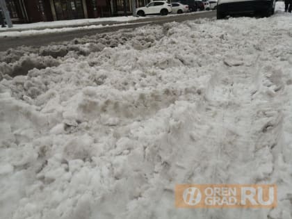В Оренбургской области почти во всех районах выявлены нарушения по уборке снега