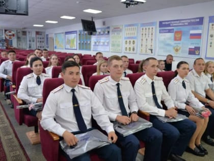 В Оренбургской области новые сотрудники УФСИН начали свою карьеру