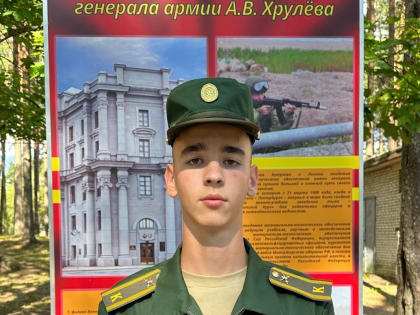 Курсант Санкт-Петербургского Военного инженерно-технического университета Николай Романов мечтает стать офицером