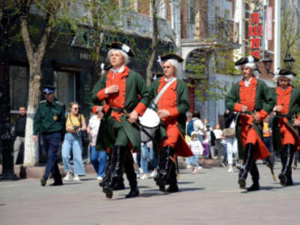 В День города по главной пешеходной улице Оренбурга пройдет военный караул