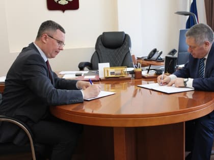 Руководитель областного налогового Управления и бизнес-омбудсмен подписали соглашение о взаимодействии