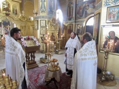 АРХИЕРЕЙСКОЕ БОГОСЛУЖЕНИЕ НА ПРАЗДНИК ПРЕОБРАЖЕНИЯ ГОСПОДНЯ