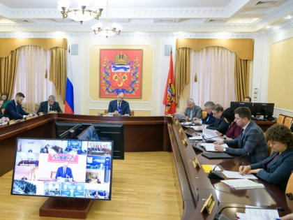 Владимир Бобров принял участие в заседании регионального Правительства