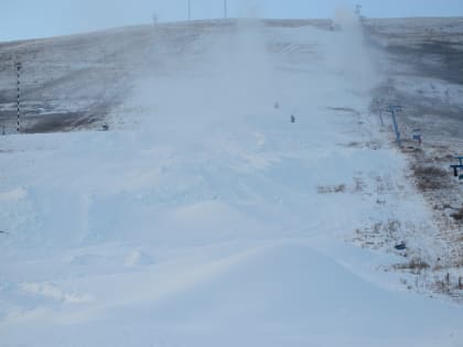 Горнолыжка в Кувандыке открылась после сильного снегопада