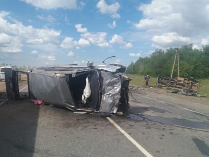 В серьезном ДТП на трассе Оренбург-Самара пострадали несколько человек