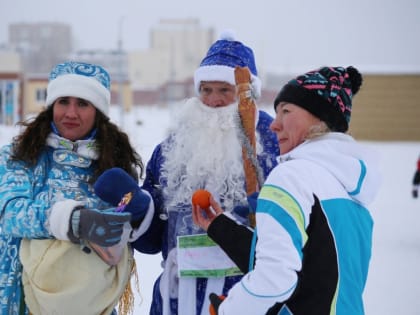 Состоялся «Забег обещаний» вместе с Дедом Морозом и Снегурочкой
