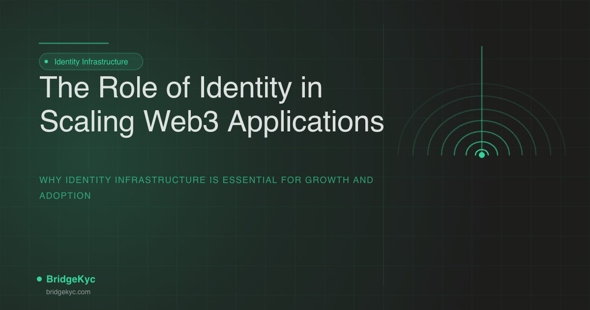 Bridgekyc | The Role of Identity in Scaling Web3 Applications ...