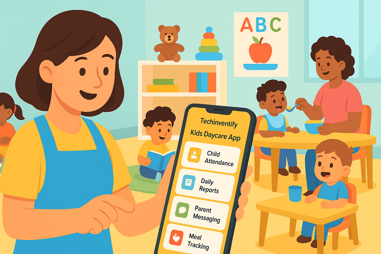 How to Manage Your Kids Daycare with a Simple Mobile App?