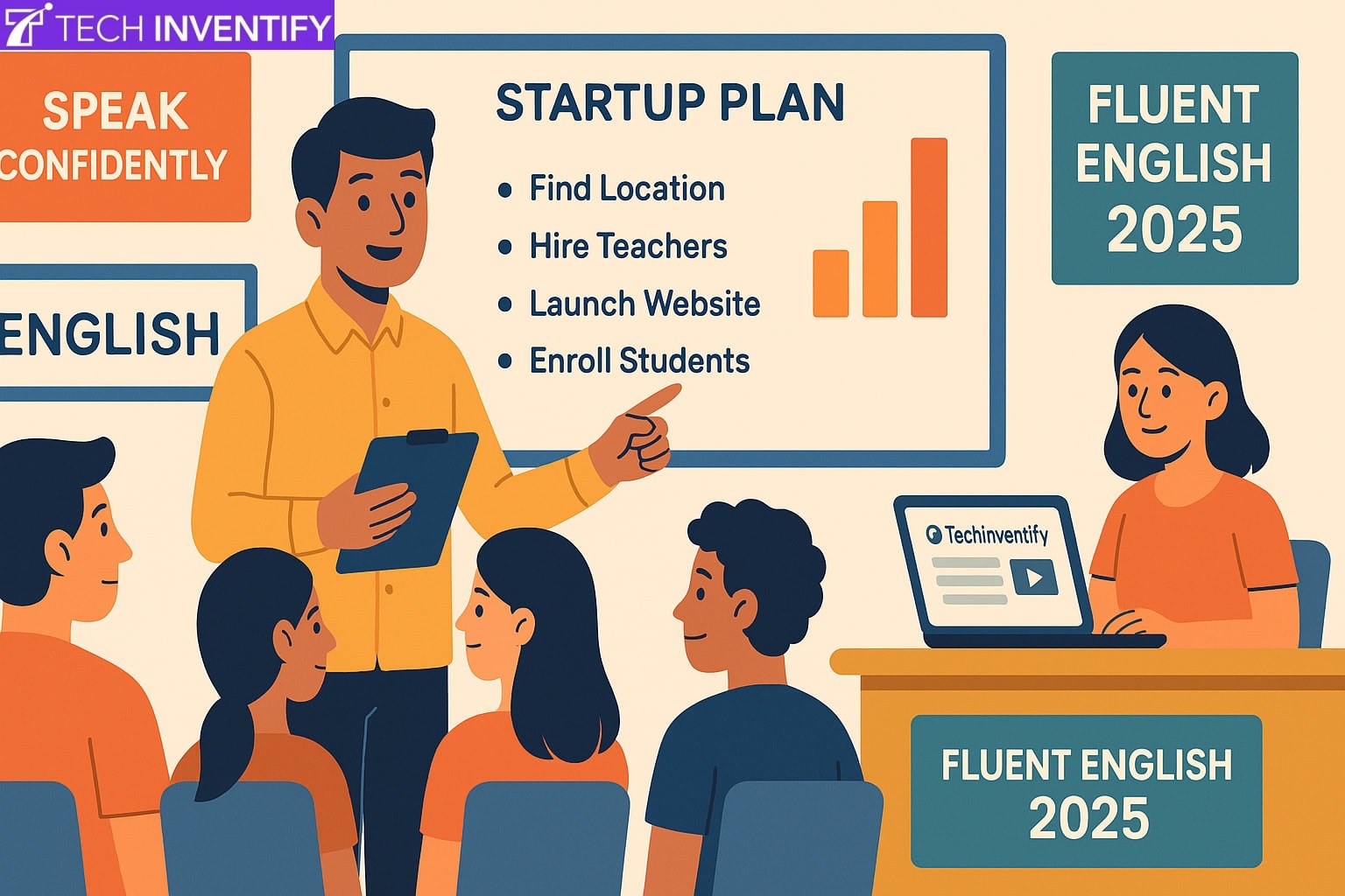 How to Start an English Spoken Institute in 2025 in Delhi NCR