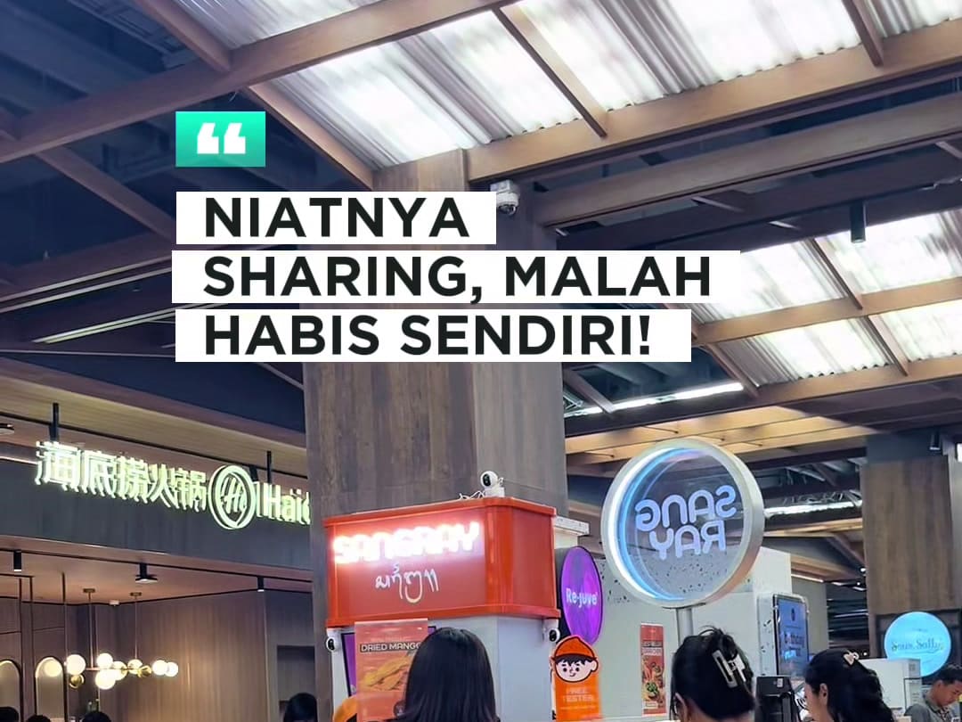 Niatnya beli buat sharing... kok malah tinggal bungkusnya? 😭😂