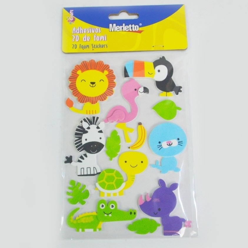 Stikers 3D de fomi 