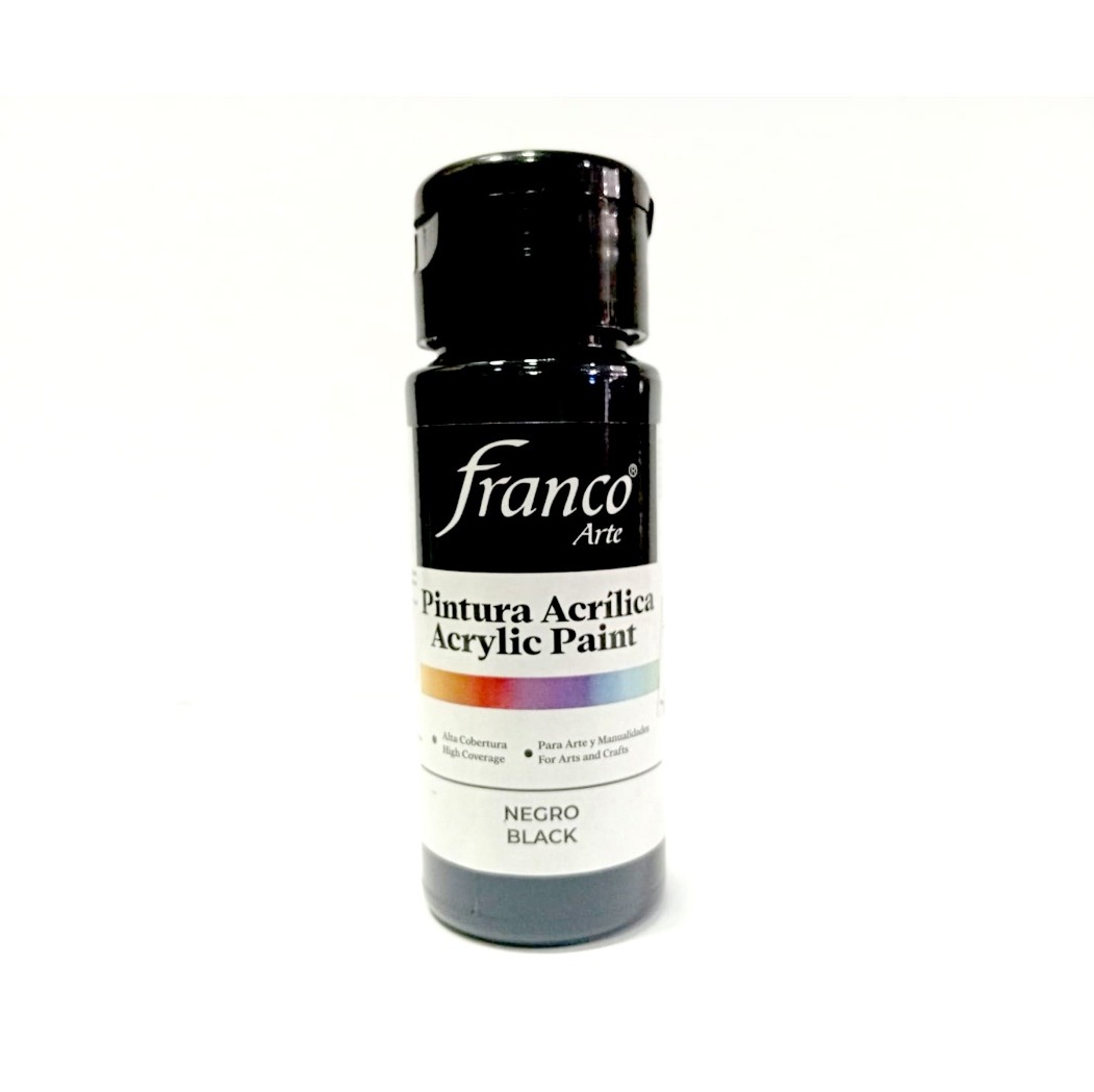 Pintura Acrilica Negro - Franco