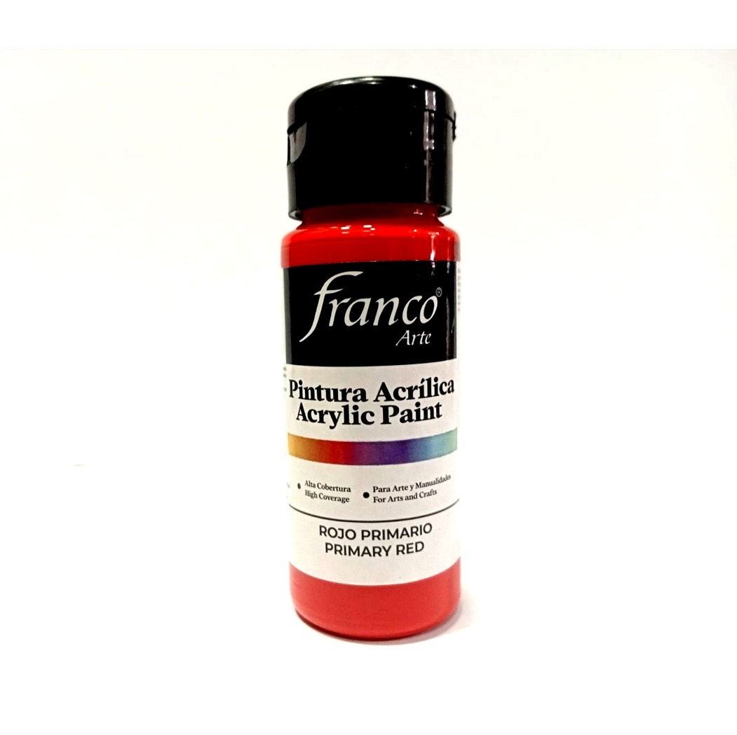 Pintura Acrilica Rojo primario - Franco 