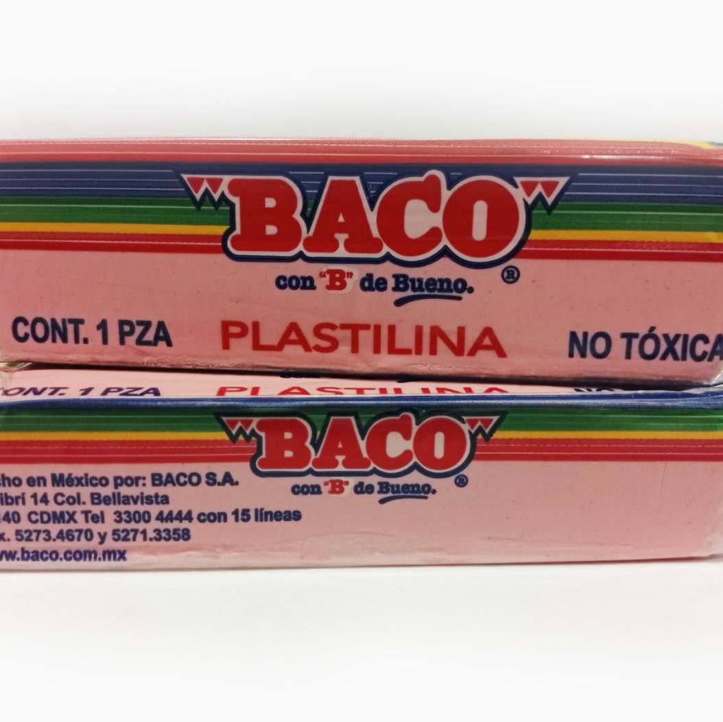 Plastilina Rosada - Baco 