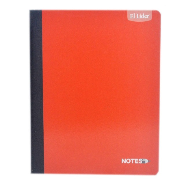 Cuaderno Rojo 50 Hojas Grande