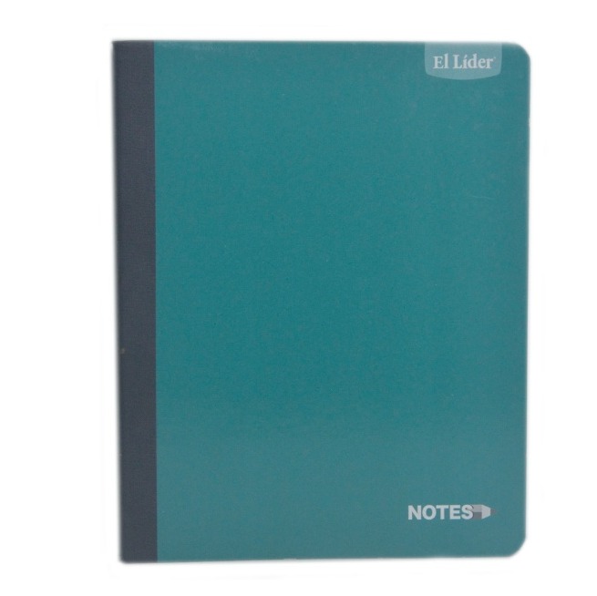 Cuaderno Turquesa 50 Hojas Grande