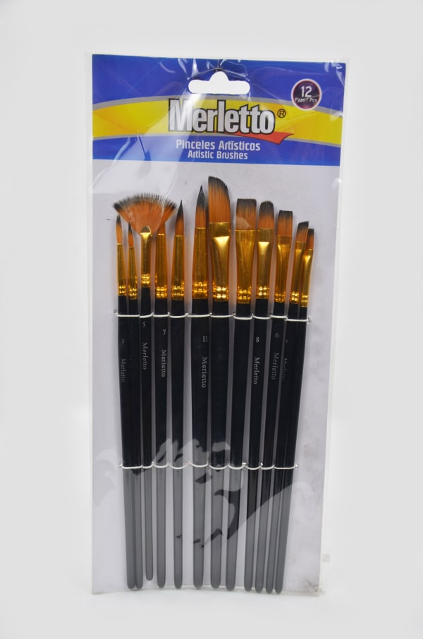 12 Pinceles Artisticos - Merletto