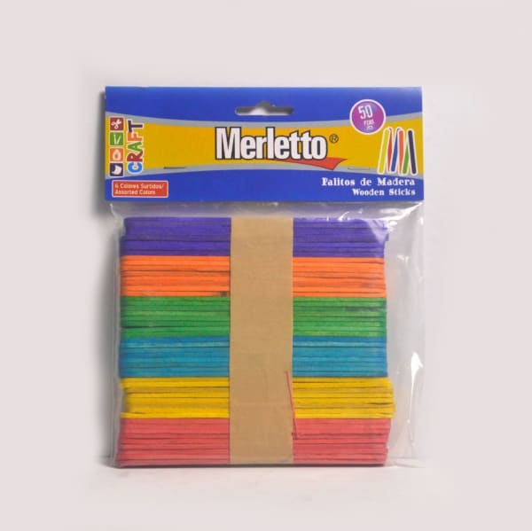Paletas de colores 50 piezas - merletto