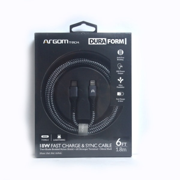 Cable de carga rapida USB-C a lighthing - Argom tech