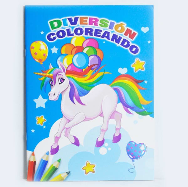 Diversion coloreando - Unicornio