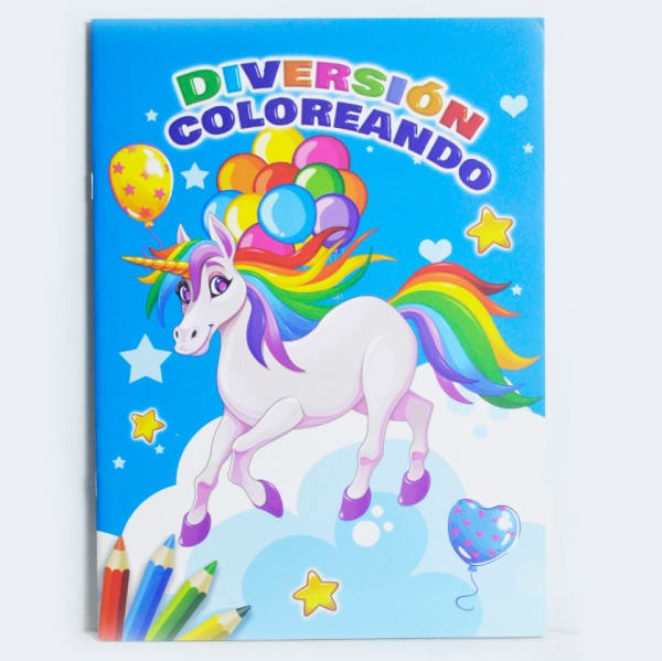 Diversion coloreando - Unicornios