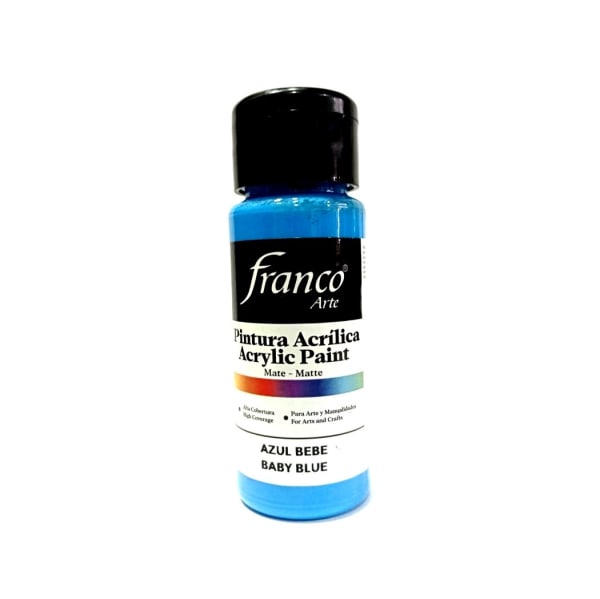 Pintura Acrilica Azul bebe - Franco