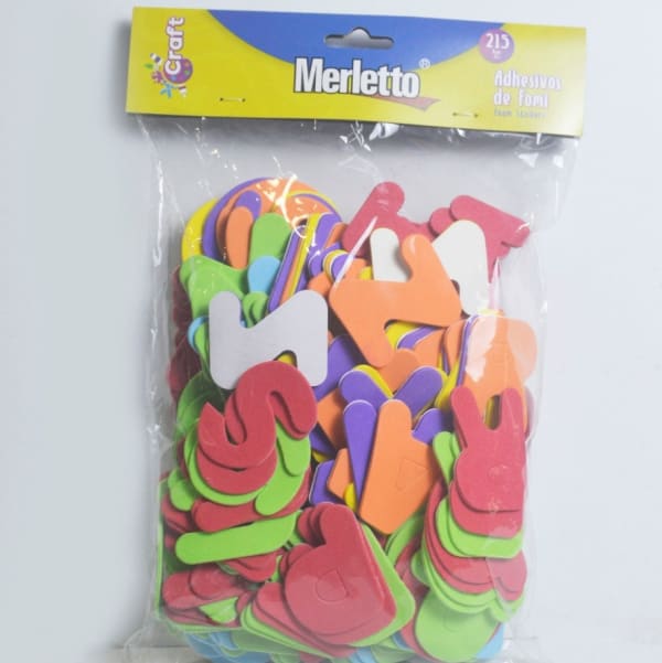 Letras adhesivas de Fomi - Merletto 