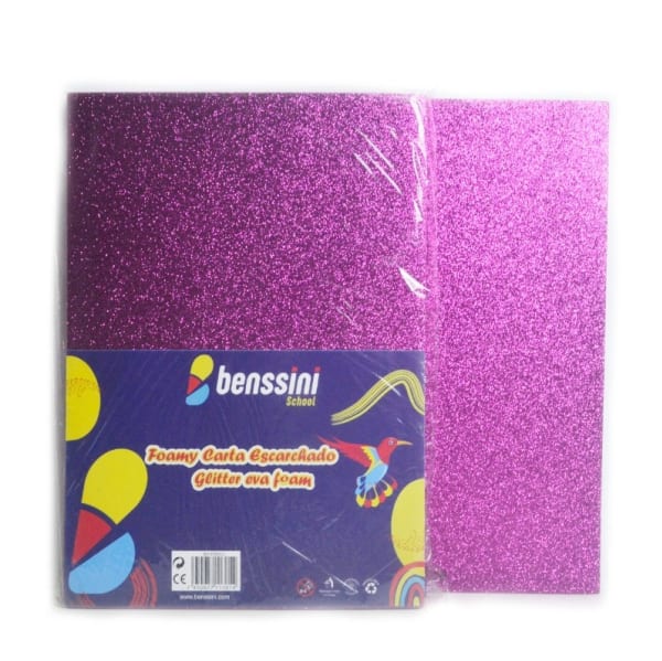 Foam Fucsia Escarchado - Benssini