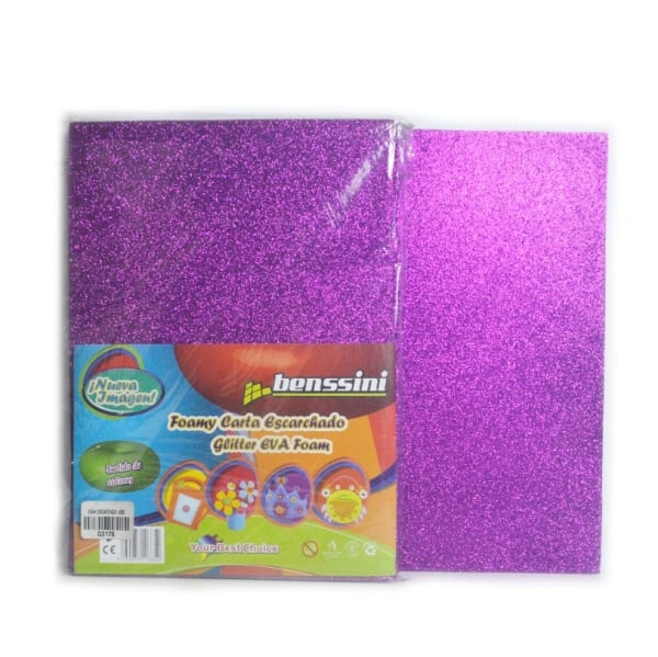 Foam Morado Escarchado - Benssini