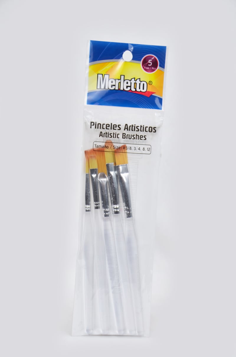 5 pinceles Artisticos - Merletto  — imagen 1