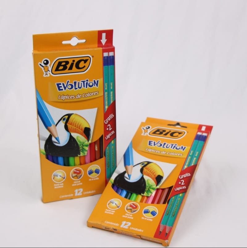 12 Lapices de colores - Bic — imagen 1