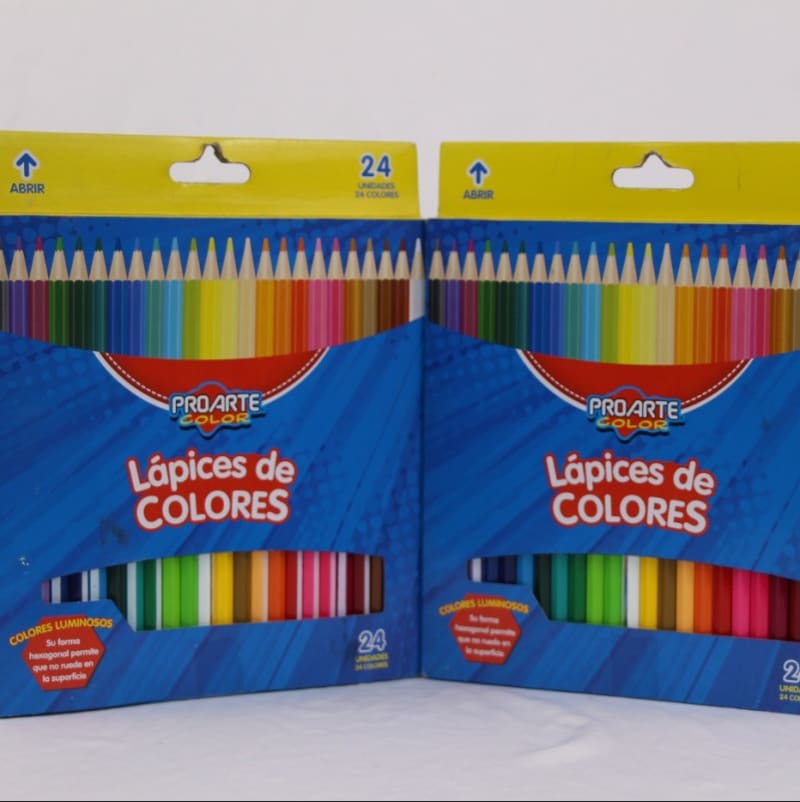 24 Lapices de Colores - Pro arte — imagen 1