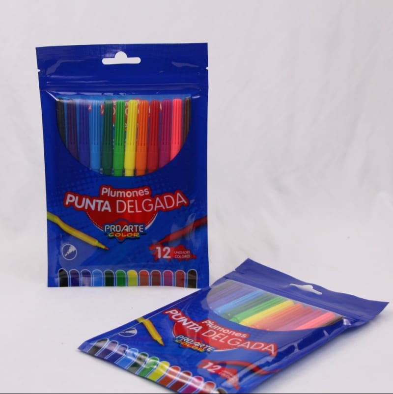 Plumones de colores punta delgada - Pro arte — imagen 1