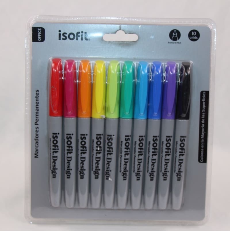 Marcadores permanentes - isofit — imagen 1
