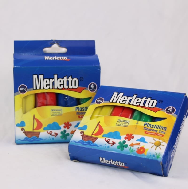 4 piezas de Plastilinas - Merletto — imagen 1