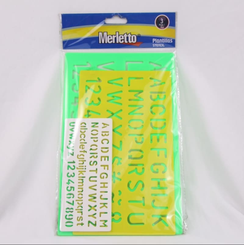 3 Plantillas de Letras - Merletto — imagen 1