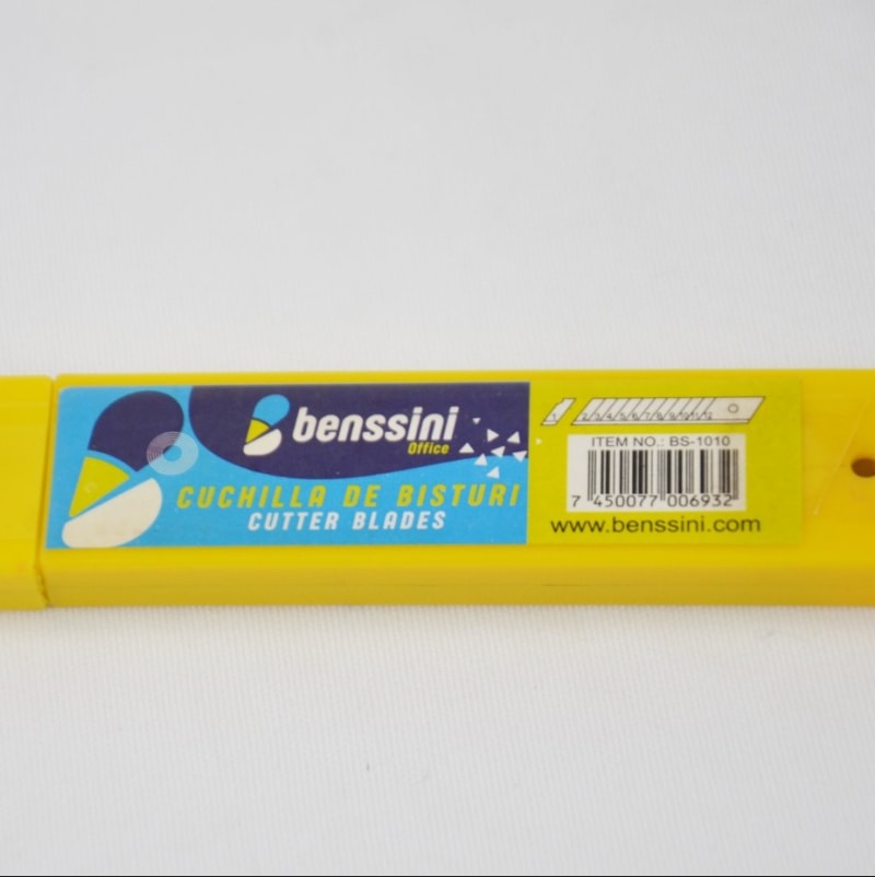 Cuchillas para cutter - Benssini — imagen 1
