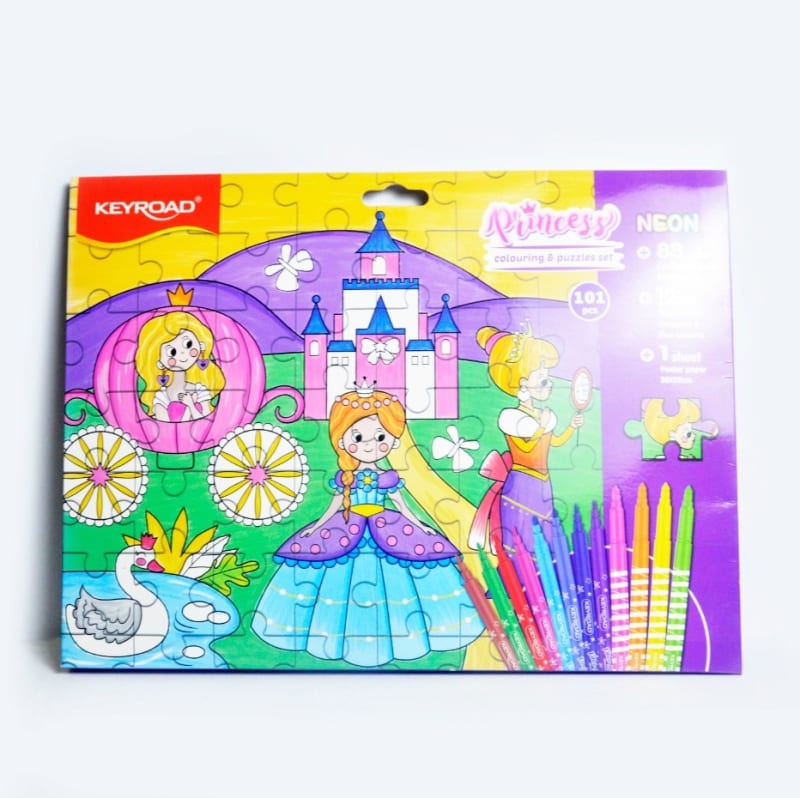Set para colorear de rompecabezas - Keyroad   — imagen 1