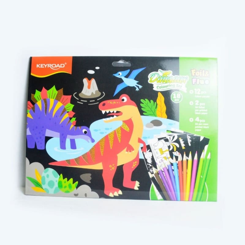 Set de colorear de Dinosaurio - Keyroad — imagen 1